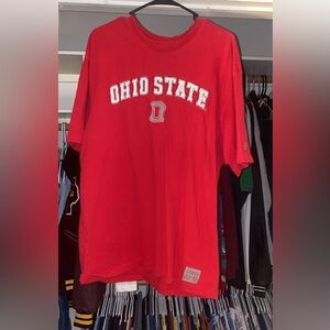 Red Ohio state cotton T-shirt